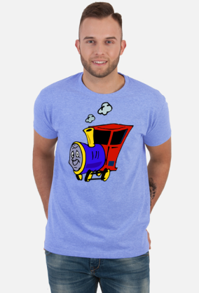 Koszulka męska "Wesoła lokomotywa"