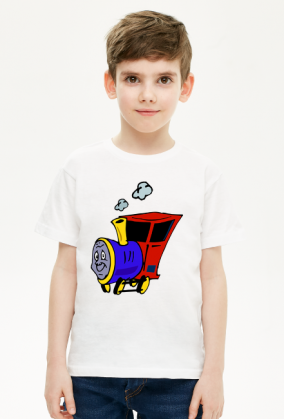 Koszulka dziecięca "Wesoła lokomotywa"