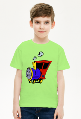 Koszulka dziecięca "Wesoła lokomotywa"