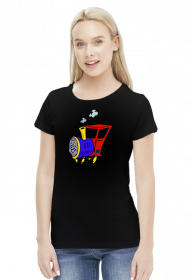 Koszulka damska "Wesoła lokomotywa"