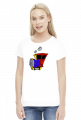 Koszulka damska "Wesoła lokomotywa"