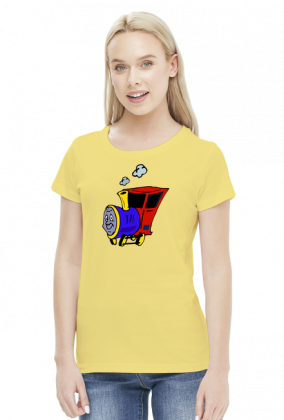 Koszulka damska "Wesoła lokomotywa"
