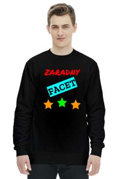 Zaradny facet długi rękaw