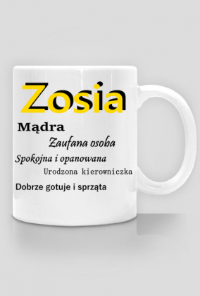 Znaczenie imienia Zosia