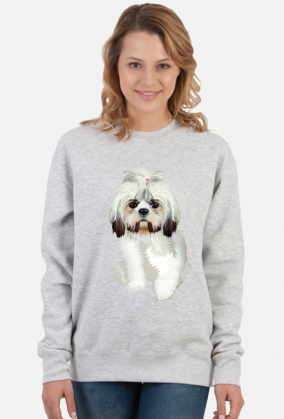 Shih tzu Twój pupil na bluzie damskiej