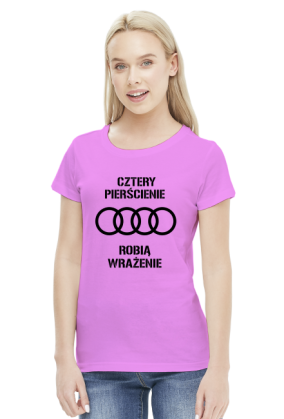 Cztery pierścienie koszulka women kolor