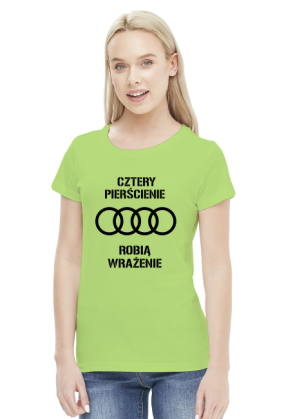 Cztery pierścienie koszulka women kolor