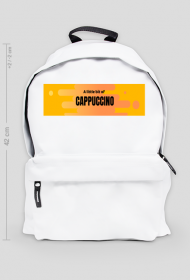 Cappuccino - A little bit of cappuccino - plecak duży