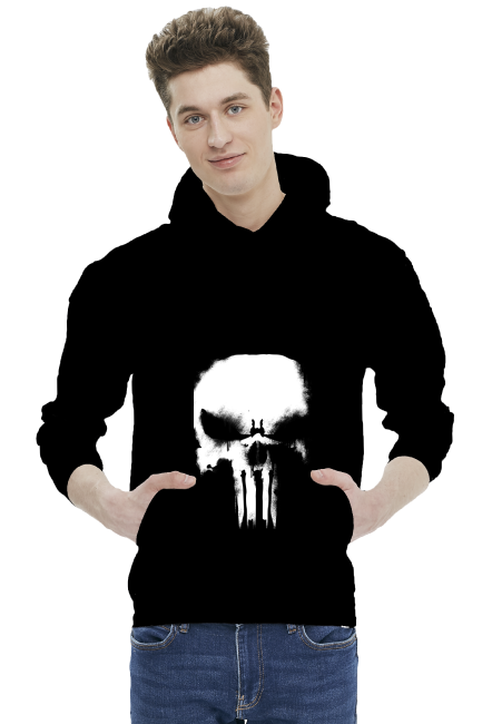 czaszka punisher skull bluza