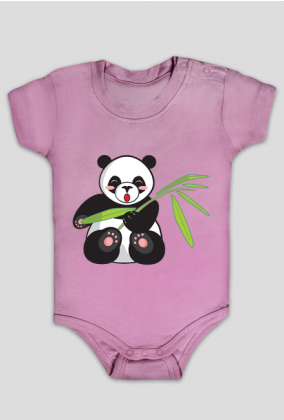 Body bawełniane z pandą