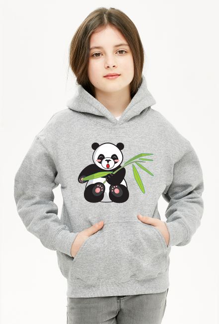 Bluza z kapturem z pandą