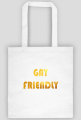 Torba Przyjazny Gejom Gay Friendly złote litery