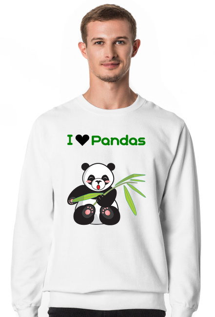 Bluza męska z pandą