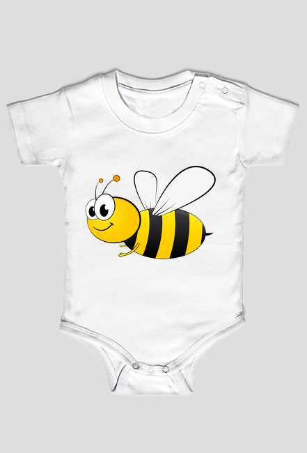 Body bawełniane z pszczółką