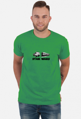 Koszulka Star i Wars Tematyczna Dorosły