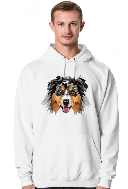 Australian Shepherd bluza z kapturem z twoim psem