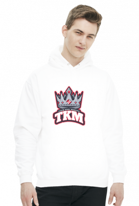 Czarna bluza z kapturem TKM