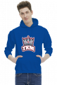 Czarna bluza z kapturem TKM
