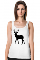 Koszulka na ramiączkach z jeleniem