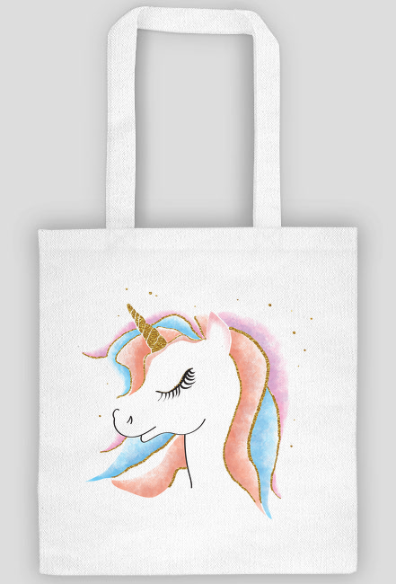 Torba bawełniana z jednorożcem