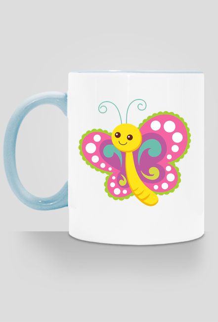 Kubek z motylkiem