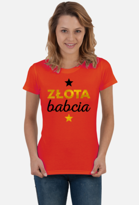 Złota Babcia - koszulka dla babci