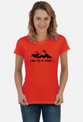 Chodź w góry - koszulka damska