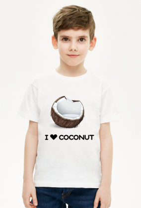 Koszulka z kokosem I love coconut