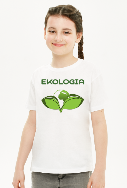 Koszulka dla dziewczynki EKOLOGIA