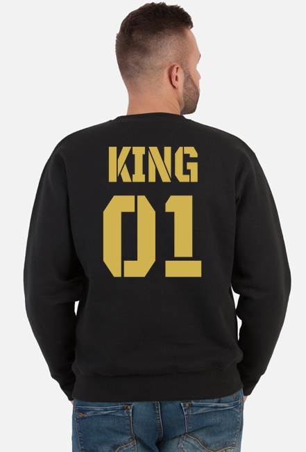 Bluza King 01 Czarna Gold