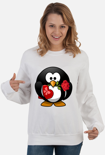 Damska Bluza - Pingwin