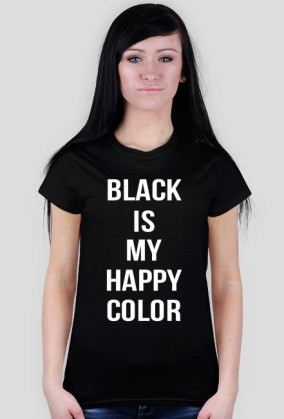 Black is my happy color