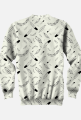 Bluza we wzory (pióra)