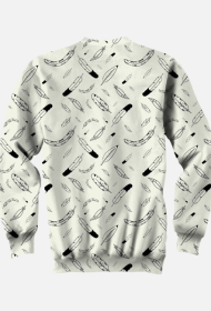 Bluza we wzory (pióra)