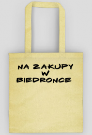 Na zakupy w biedronce