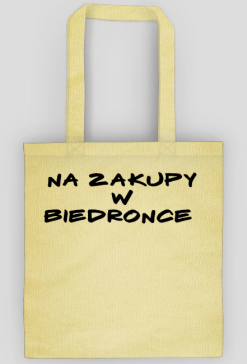 Na zakupy w biedronce