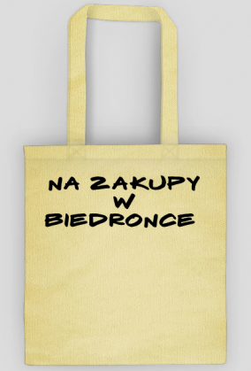 Na zakupy w biedronce