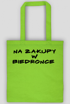 Na zakupy w biedronce