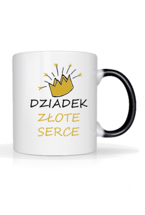 Kubek magiczny "Dziadek Złote Serce"