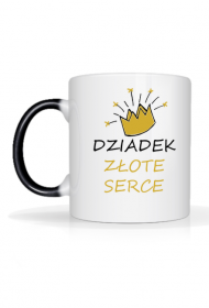 Kubek magiczny "Dziadek Złote Serce"