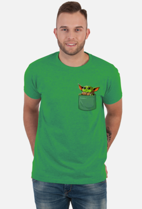 Baby Yoda Mandalorian Kieszeń Frog Żaba V2