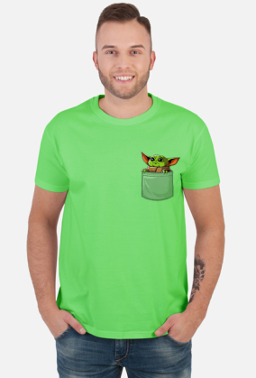 Baby Yoda Mandalorian Kieszeń Frog Żaba V2