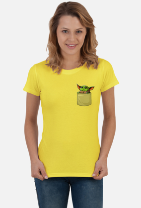 Baby Yoda Mandalorian Kieszeń Frog Żaba V2