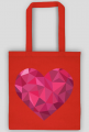 Serce - torba z dużym sercem na Walentynki