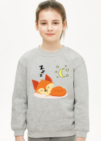 Śpiący lis dziecko piżama ciepła