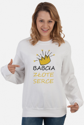 Bluza "Babcia Złote Serce"