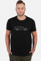 VOLVO V70 R czarny t-shirt