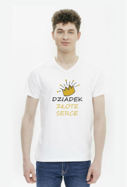 Koszulka "Dziadek Złote Serce"