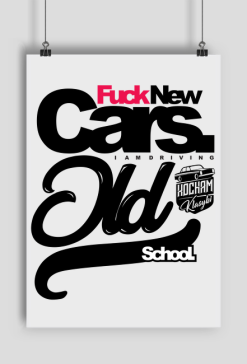 Plakat "Old School"