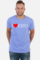 I love keto - dieta ketogeniczna - koszulka męska